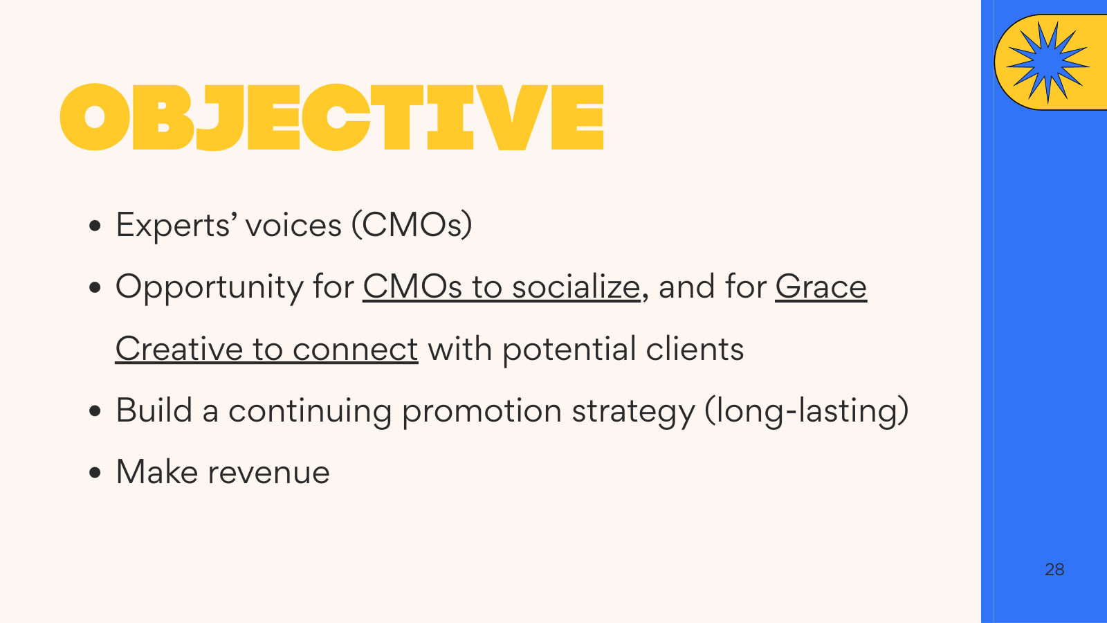 Grace Creative — Solaris PR, slide 28 of 38.
